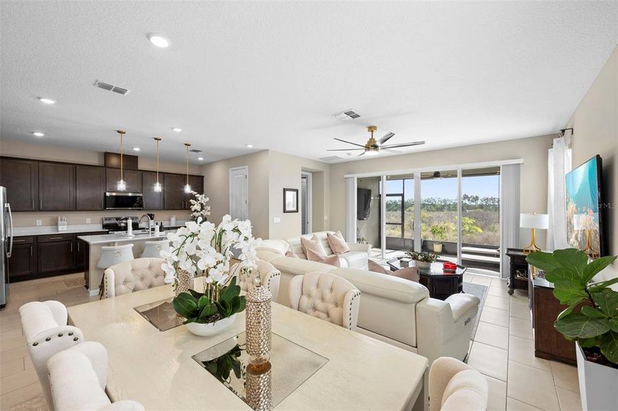 Furnished interior view inside a new home in , Lake Wales (Image 13). Furnished interior view inside a new home in , Lake Wales (Image 13).