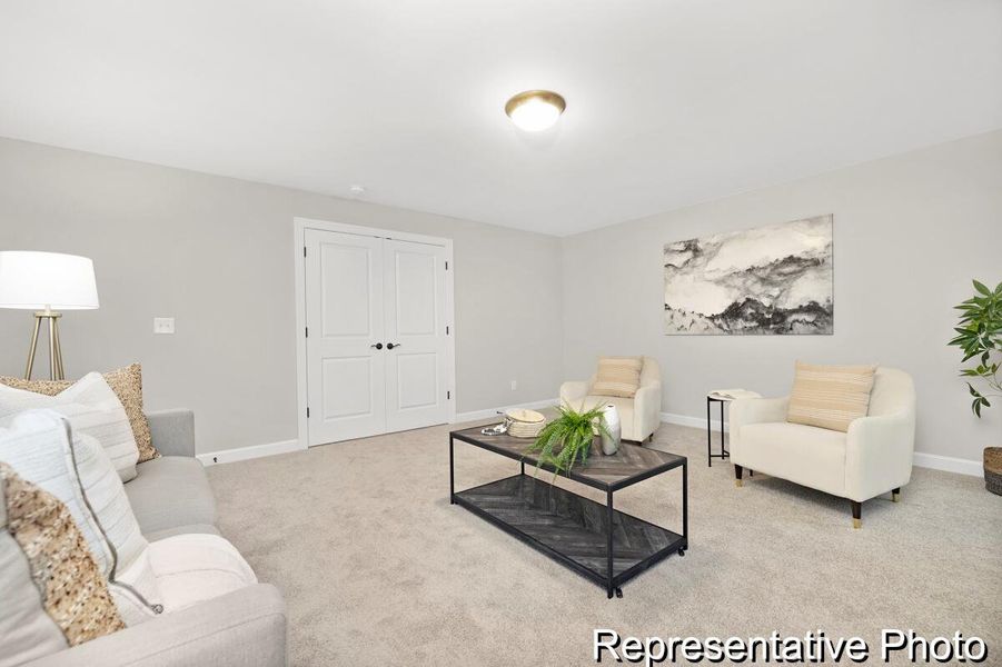 Furnished interior view inside a new home in , Ravenel (Image 26).