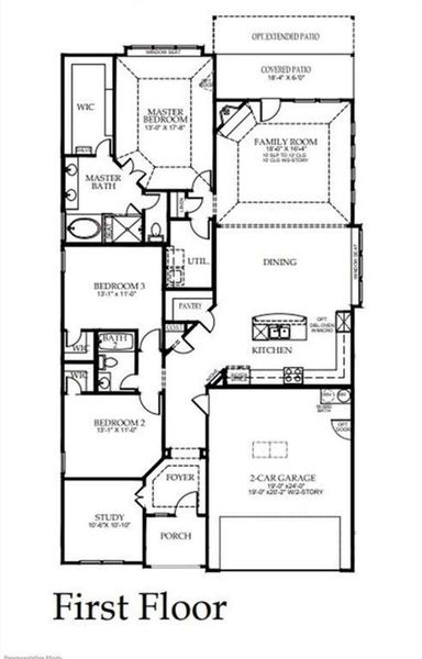 View of home floor plan