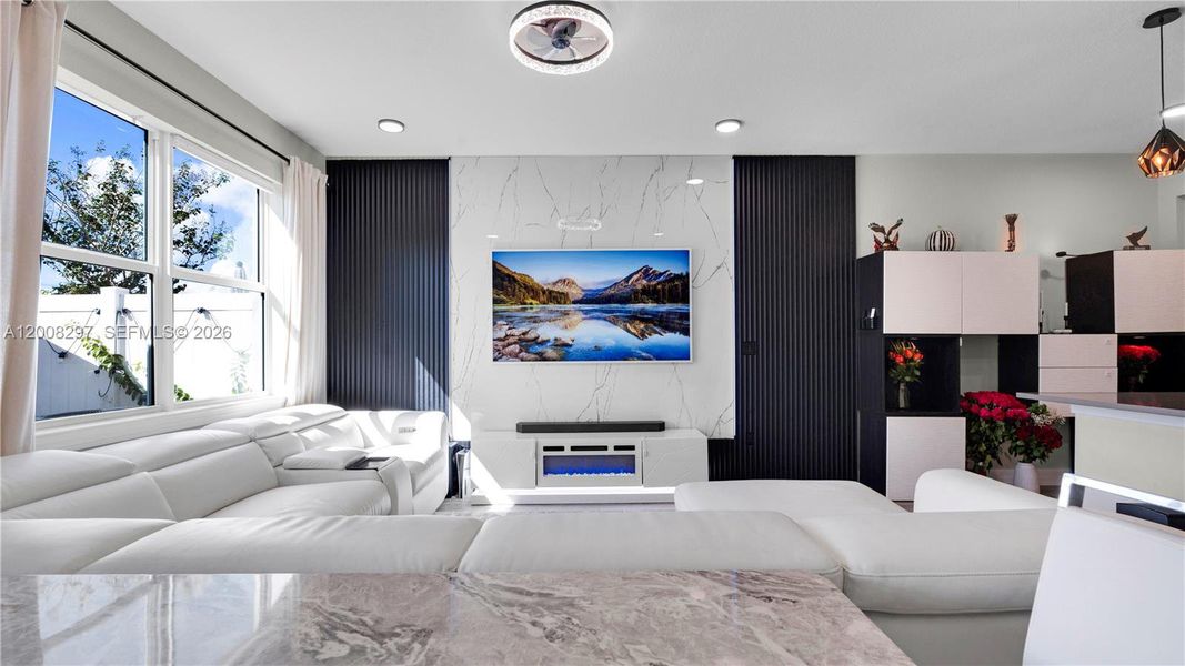 Furnished interior view inside a new home in , Lauderdale Lakes (Image 14).