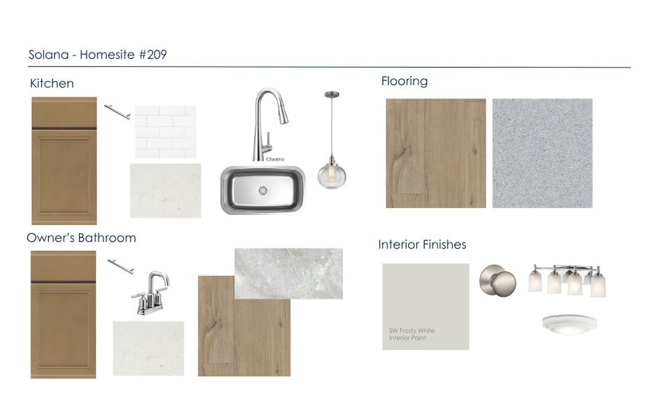 Sample of building materials used in homes in Solana, Durham (Image 23).