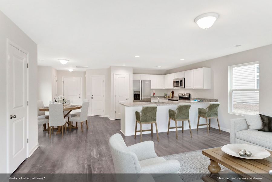 Furnished interior view inside a new home in Braxton Place, Moore (Image 4).