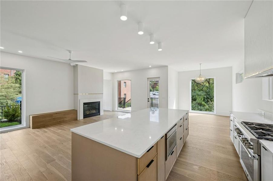Furnished interior view inside a new home in , Atlanta (Image 4).