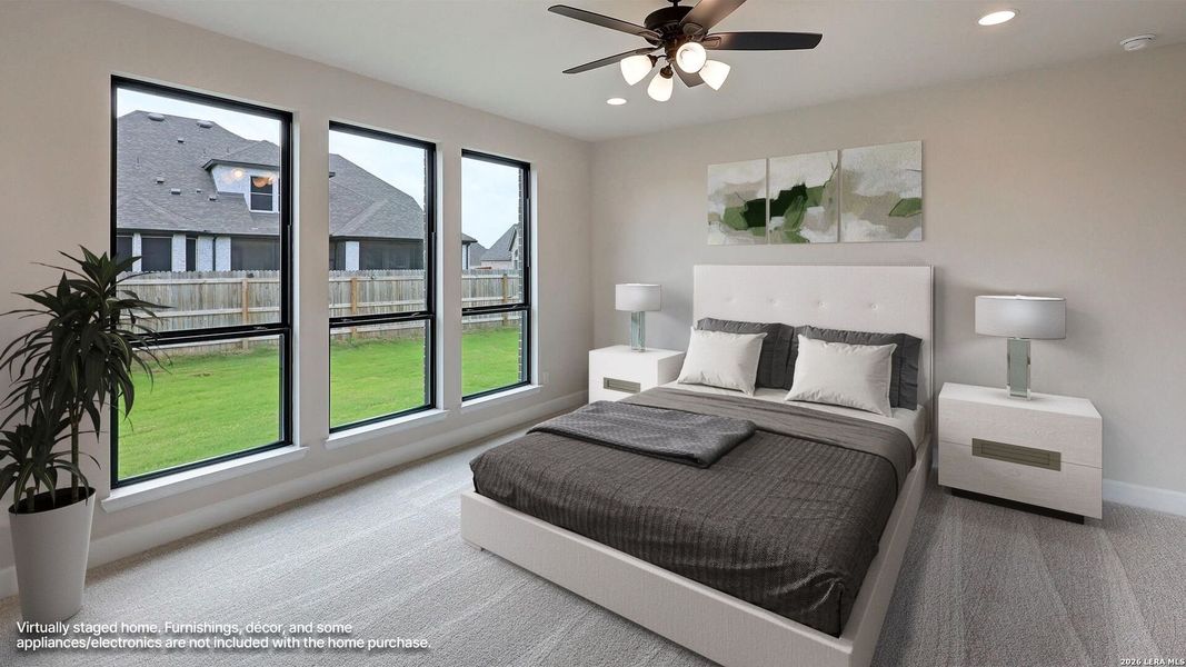 Furnished interior view inside a new home in Alsatian Oaks, Castroville (Image 15).