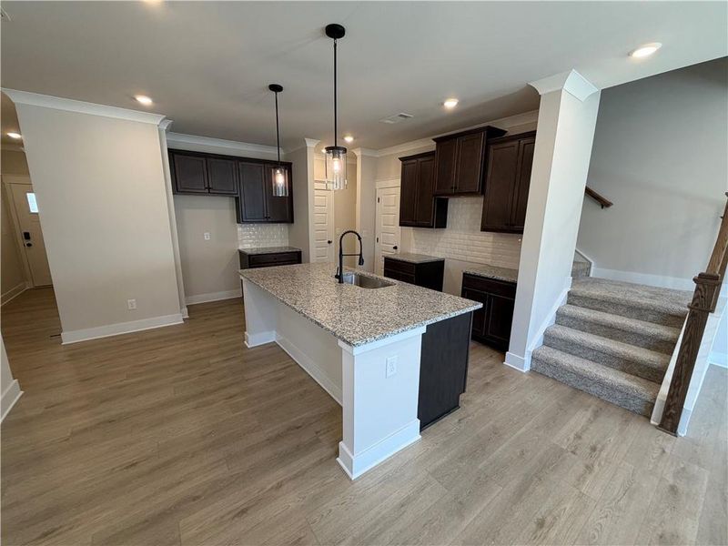 Furnished interior view inside a new home in Millstone at Mundy Mill, Gainesville (Image 7).