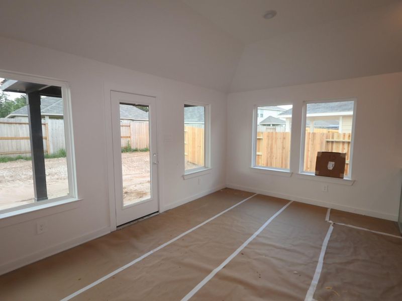 In-progress construction of a new home in Pinewood at Grand Texas, New Caney, TX (Image 9).