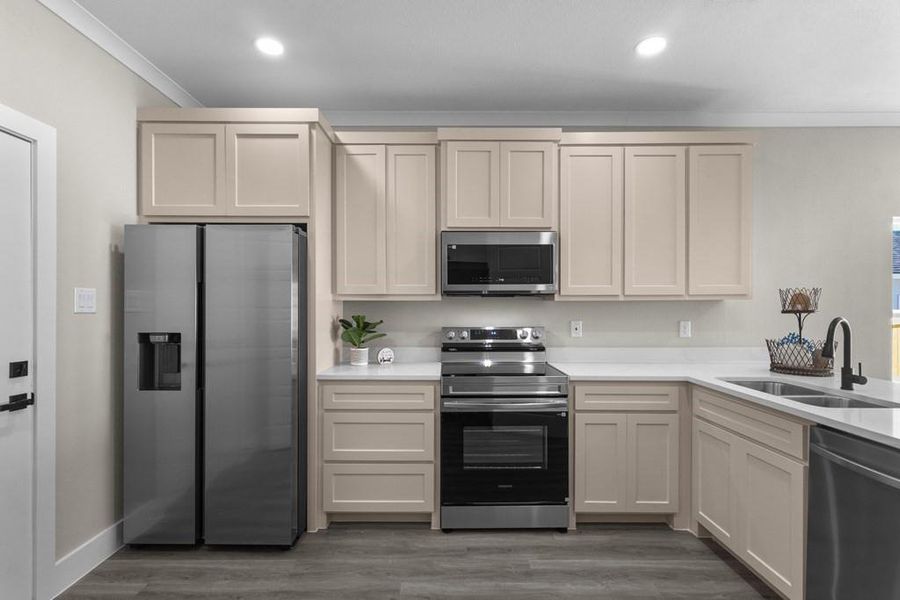 Furnished interior view inside a new home in , Mabank (Image 7).