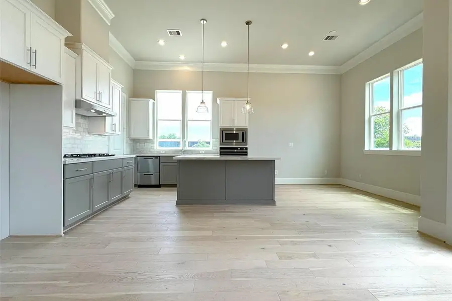 Spacious kitchen with LARGE island and tons of natural light.