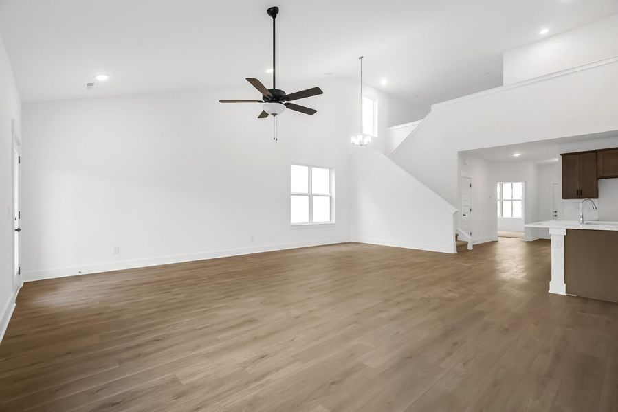 Representative unfurnished interior of a home built from the The Ridgeport M by Davidson Homes LLC in Parks at Foster Crossing, Anna (Image 26).