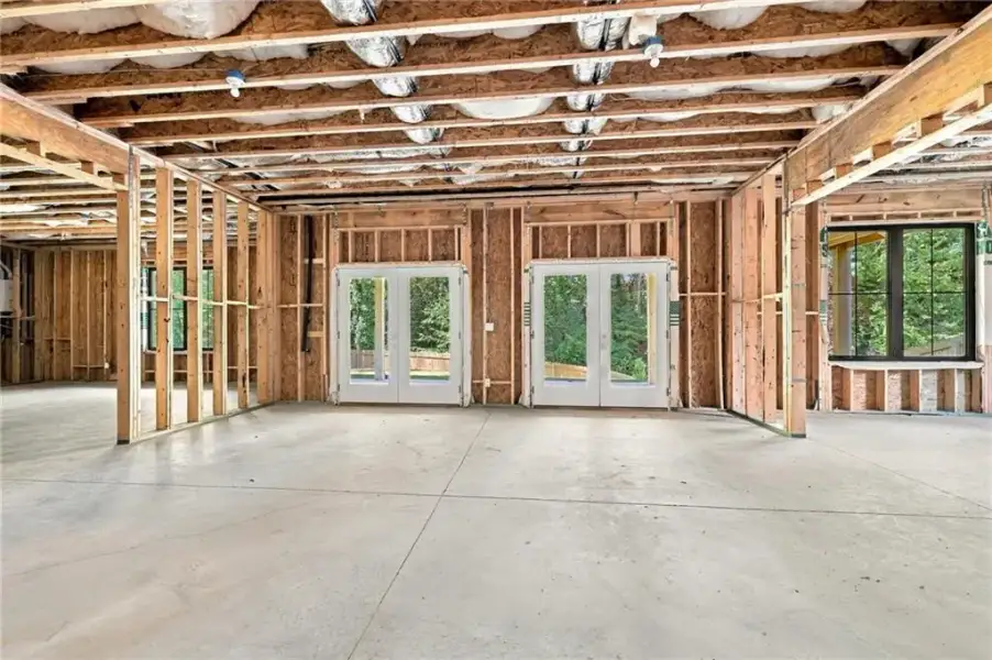 In-progress construction of a new home in , Sandy Springs, GA (Image 58).