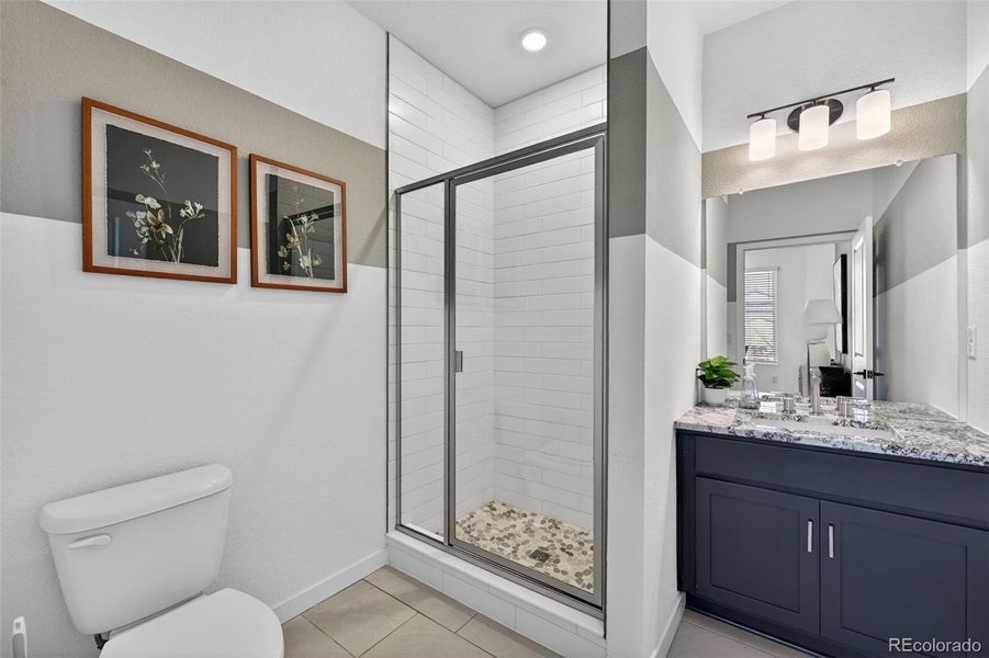 Furnished interior view inside a new home in , Littleton (Image 12).