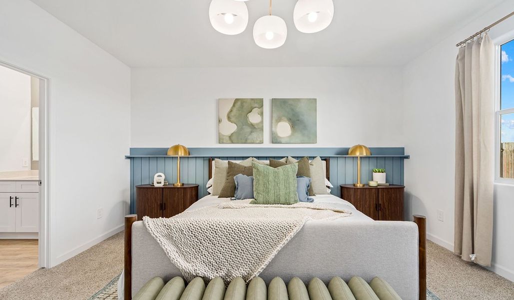Furnished interior view inside a new home in Redford Estates, Tucson (Image 17).