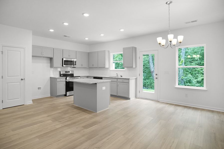 Furnished interior view inside a new home in Ironhorse, Dickson (Image 4).