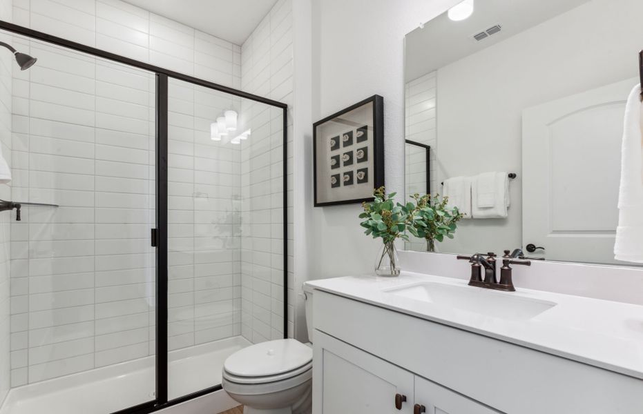 Furnished interior view inside a new home in Del Webb at Trinity Falls, McKinney (Image 7).