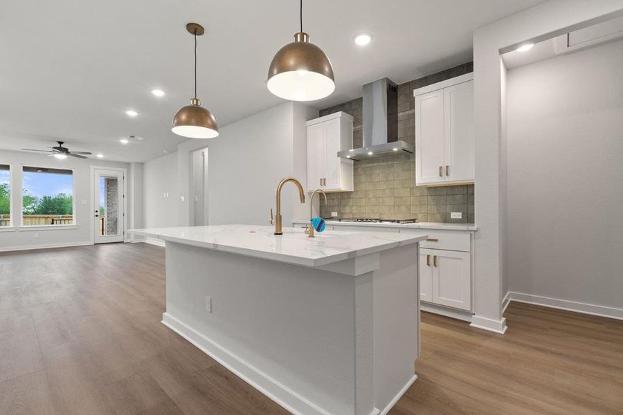 Furnished interior view inside a new home in Flora, Hutto (Image 7).