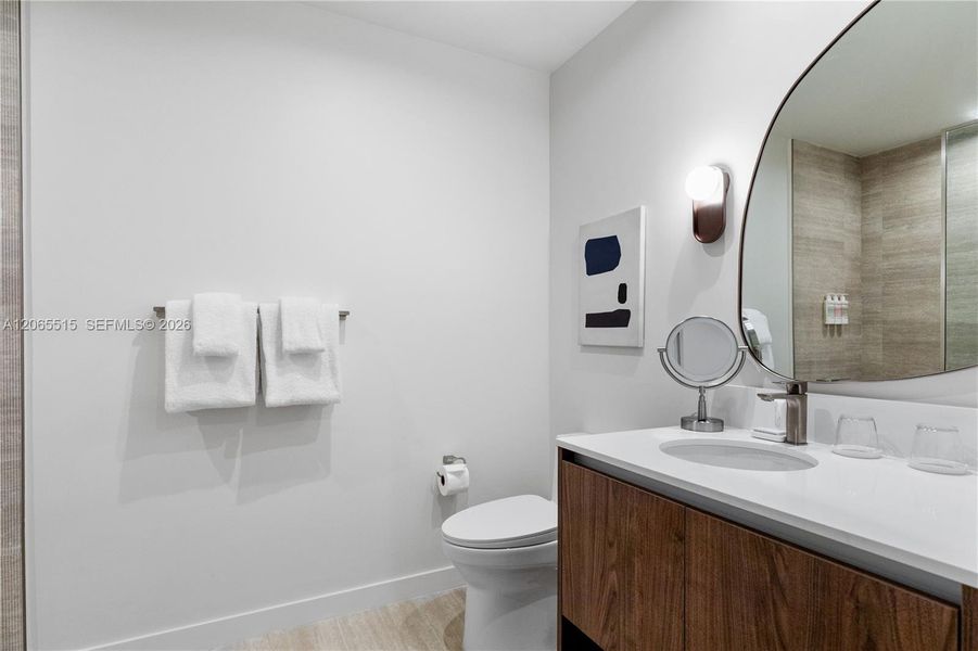Furnished interior view inside a new home in , Miami (Image 4).