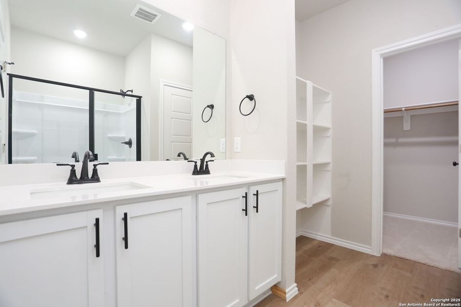 Furnished interior view inside a new home in Fairway Crossing 40s, San Antonio (Image 3).