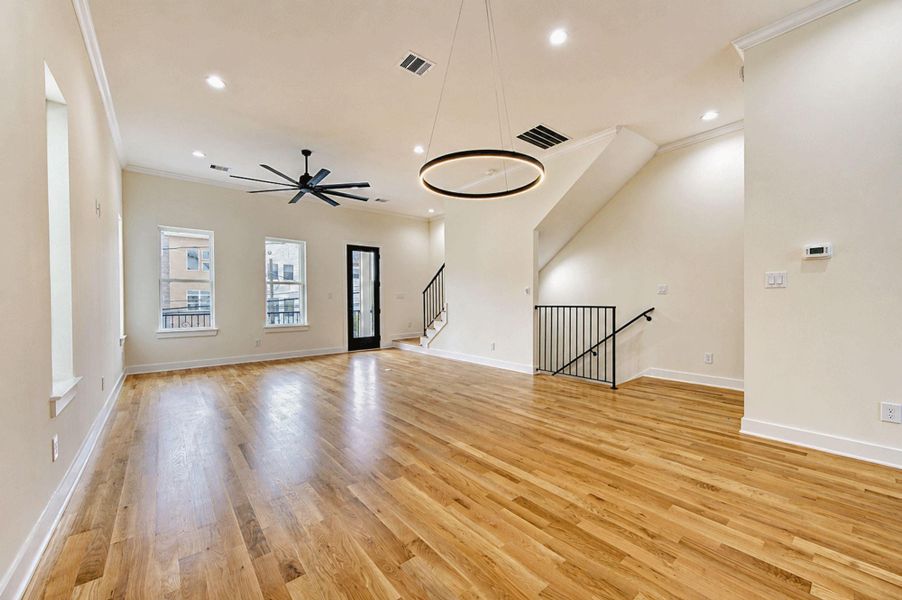 Spacious, unfurnished interior of a new home in , Houston (Image 12). Spacious, unfurnished interior of a new home in , Houston (Image 12).