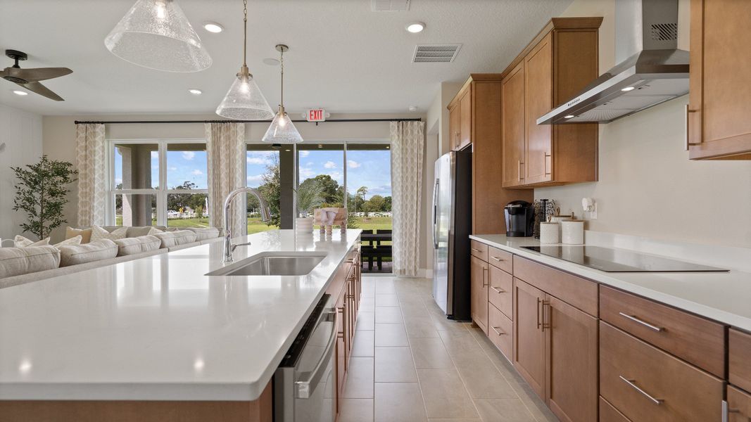 Representative furnished interior of a home built from the Sweetgum by DRB Homes in Trailside, Mount Dora (Image 39).