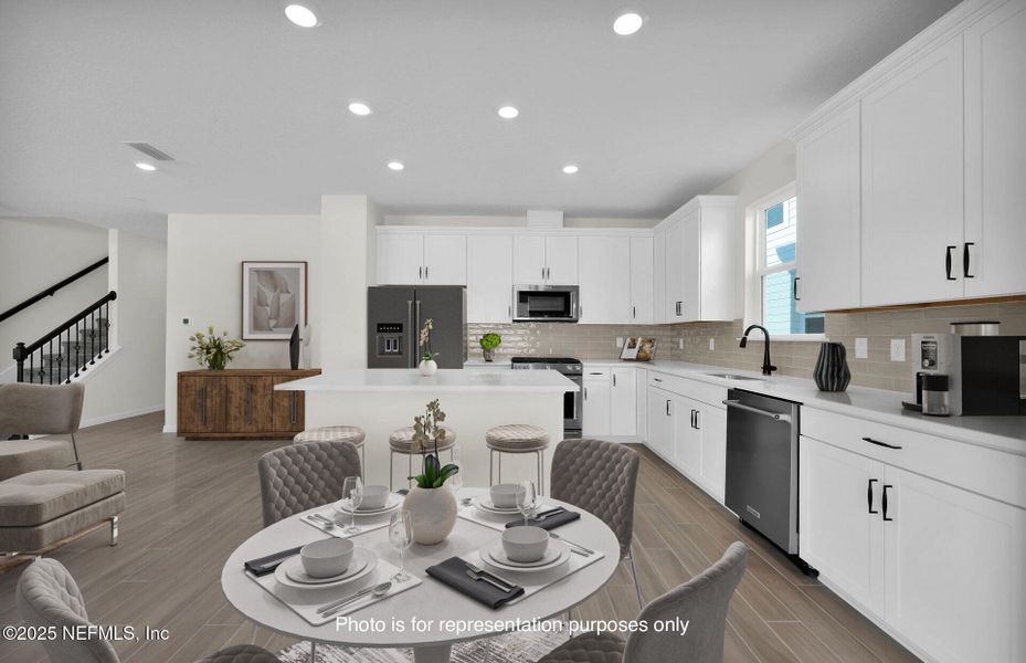 Furnished interior view inside a new home in Murray Farms, Middleburg (Image 6).