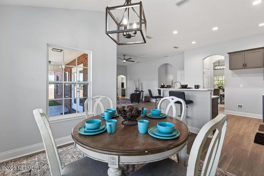 Furnished interior view inside a new home in , Callahan (Image 20).