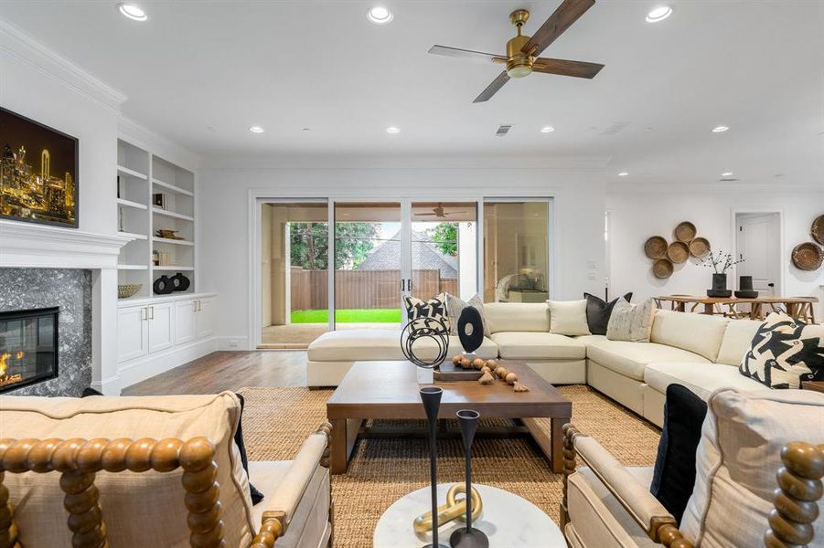 Furnished interior view inside a new home in , University Park (Image 36).