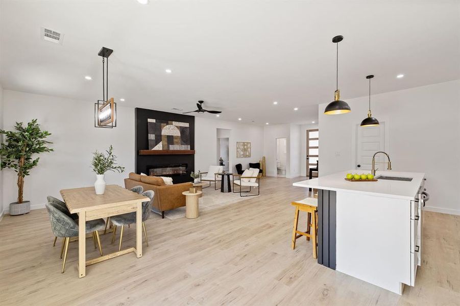 Furnished interior view inside a new home in , Mesquite (Image 39).