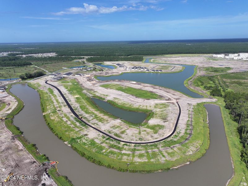 Site preparation for new homesites in , St. Augustine (Image 4). Site preparation for new homesites in , St. Augustine (Image 4).
