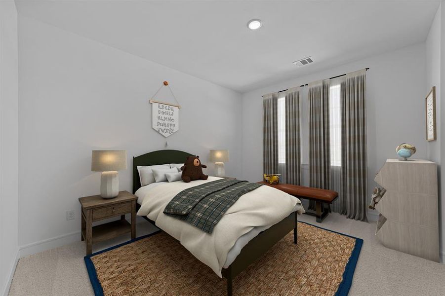 Furnished interior view inside a new home in Heath Golf & Yacht Estates, Heath (Image 9).