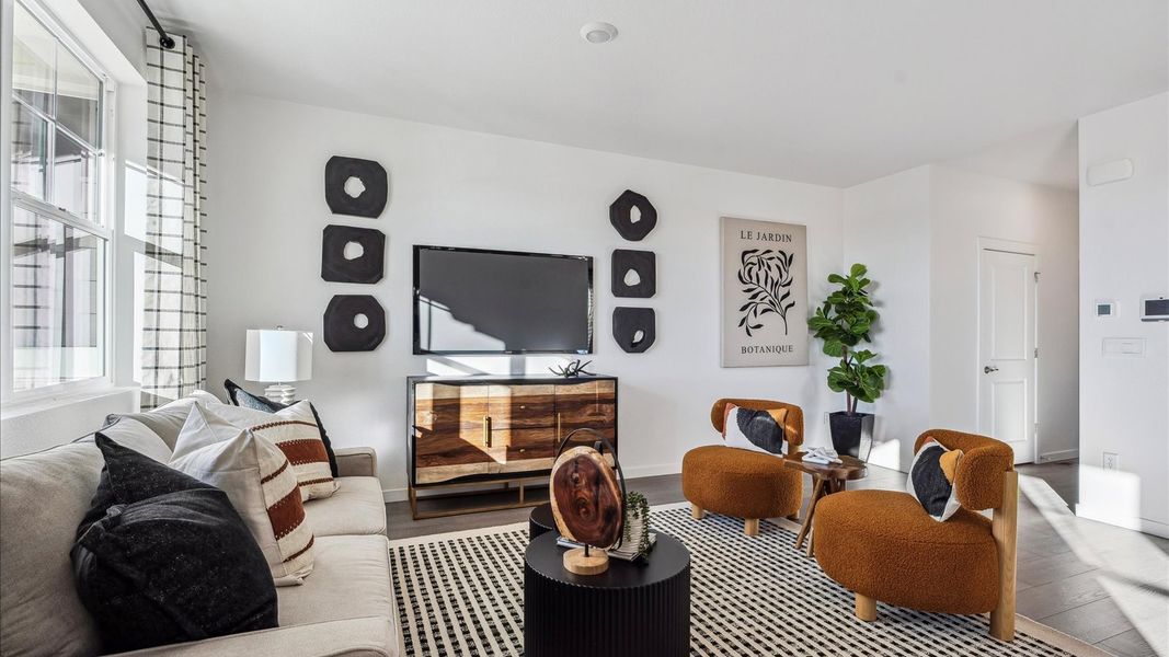 Representative furnished interior of a home built from the Vail by D.R. Horton in Villas at Vantage, Berthoud (Image 7).