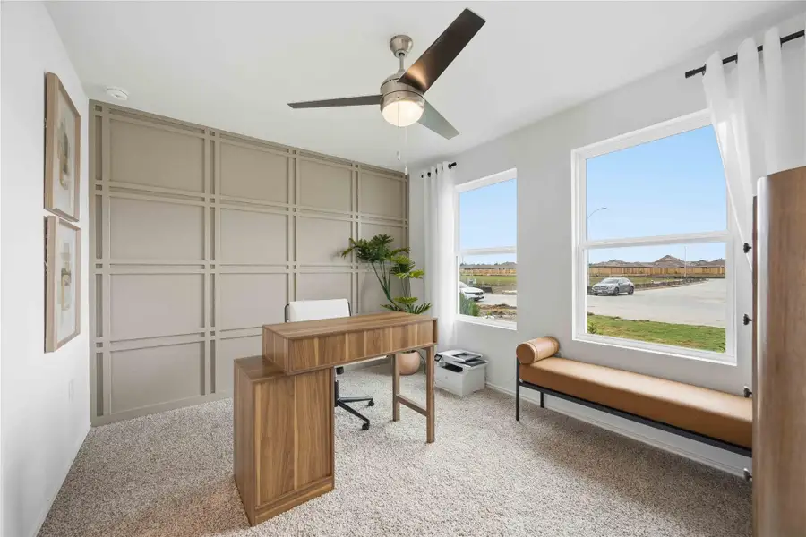 Furnished interior view inside a new home in Pineapple Square, Houston (Image 6). Furnished interior view inside a new home in Pineapple Square, Houston (Image 6).