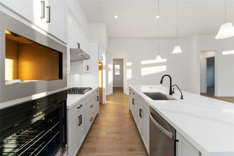Furnished interior view inside a new home in Arabella on the Prairie, Booth (Image 6).