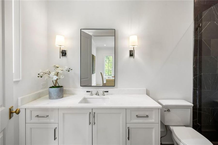 Furnished interior view inside a new home in , Atlanta (Image 11).
