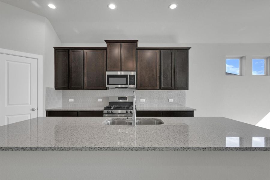 Furnished interior view inside a new home in Lago Mar  50'  &  55', Texas City (Image 6).