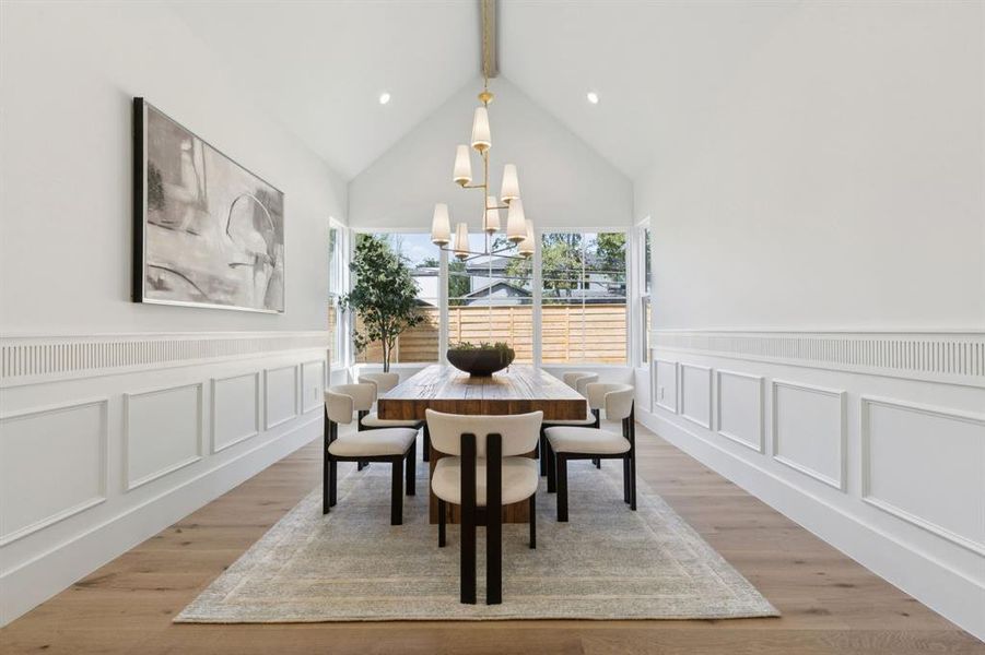 Furnished interior view inside a new home in , Dallas (Image 16).