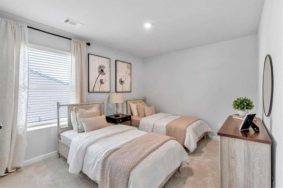 Furnished interior view inside a new home in The Reserve at Chapel Hill Phase II, Douglasville (Image 12).