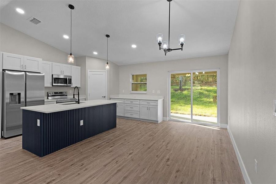 Furnished interior view inside a new home in , Citrus Springs (Image 12).