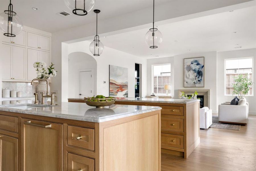 Furnished interior view inside a new home in , Dallas (Image 17).