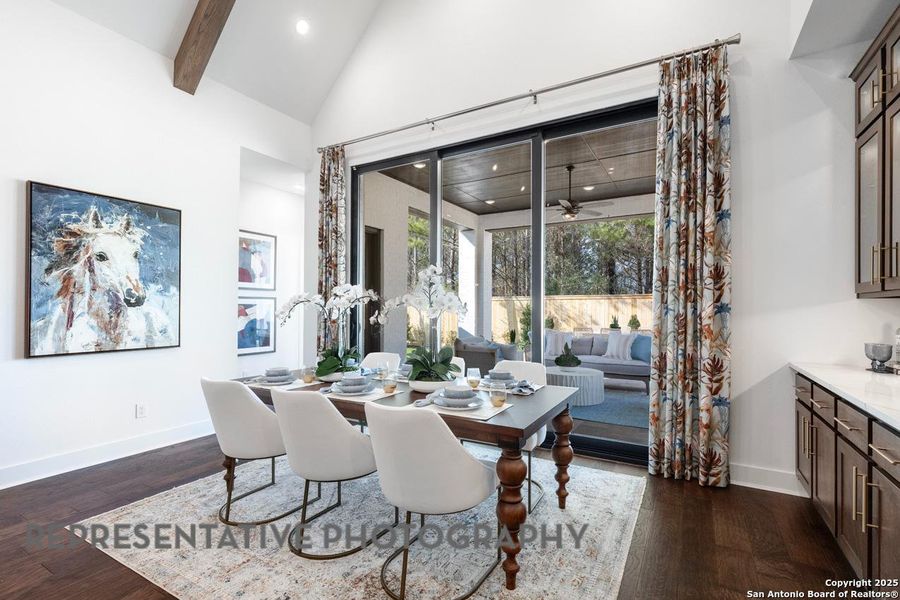 Furnished interior view inside a new home in Meyer Ranch, New Braunfels (Image 6). Furnished interior view inside a new home in Meyer Ranch, New Braunfels (Image 6).