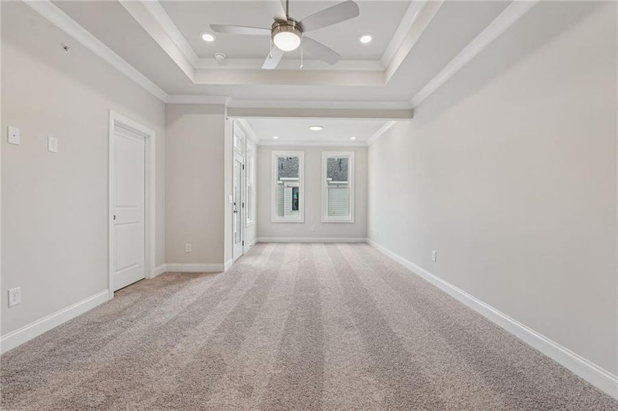 Spacious, unfurnished interior of a new home in Byers Park, Alpharetta (Image 29).