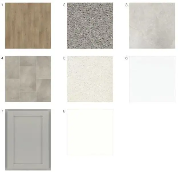 Sample of building materials used in homes in Weatherfield, Buford (Image 3).