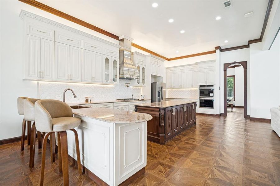 Furnished interior view inside a new home in , McLendon-Chisholm (Image 7).