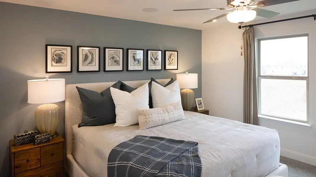 Furnished interior view inside a new home in Cross Creek Meadows, Celina (Image 3).