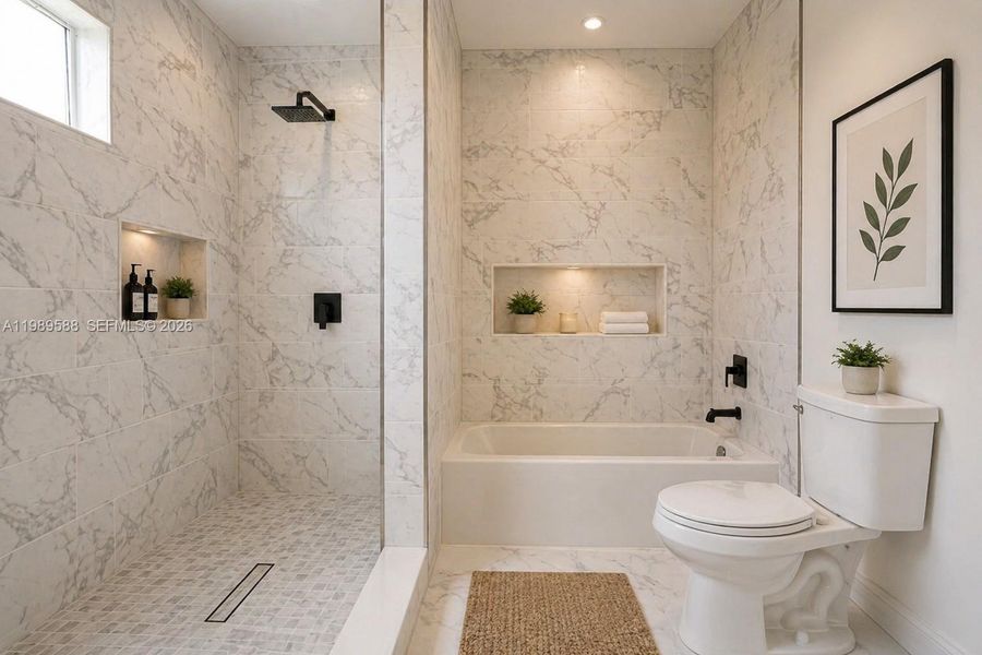 Image digitally enhanced and virtually altered; actual property condition may differ.
