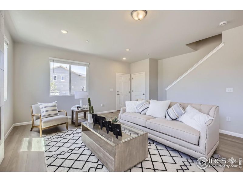Furnished interior view inside a new home in Waterfield - Single Family Homes, Fort Collins (Image 14).
