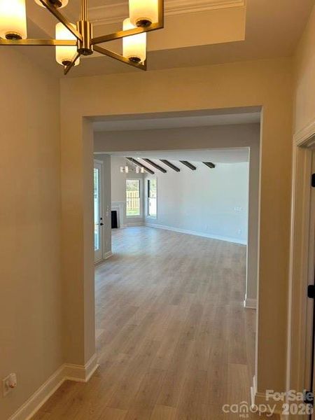 Spacious, unfurnished interior of a new home in The Courtyards at Hodges Farm, Charlotte (Image 22).