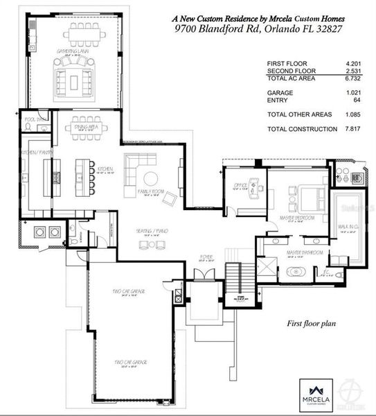 2D floor plan layout of this home in , Orlando, FL (Image 4). 2D floor plan layout of this home in , Orlando, FL (Image 4).