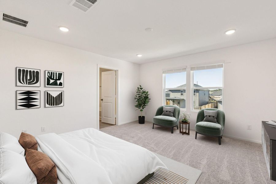 Furnished interior view inside a new home in Montgomery Bend, Montgomery (Image 14).