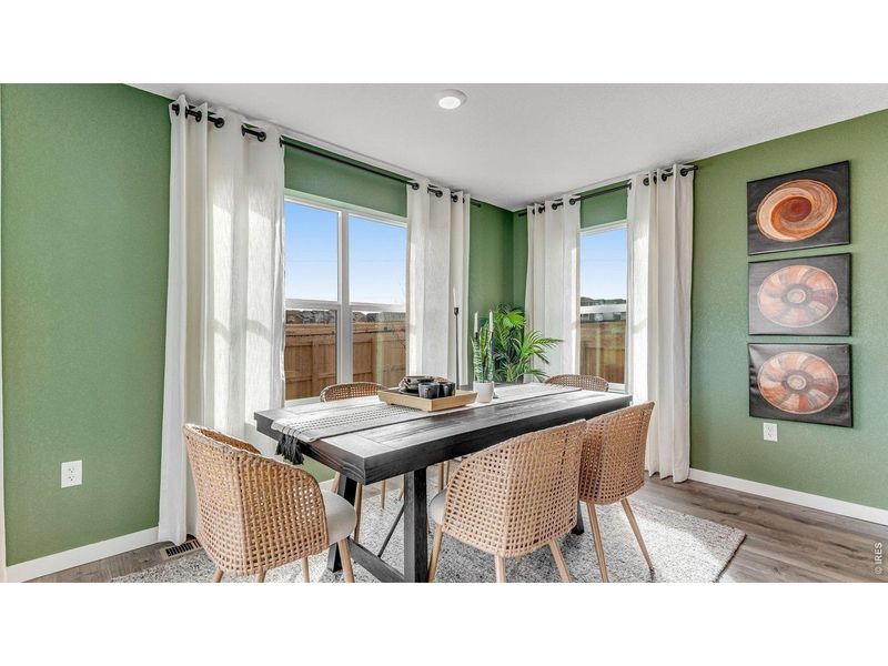 Furnished interior view inside a new home in Prairie Song, Windsor (Image 24).