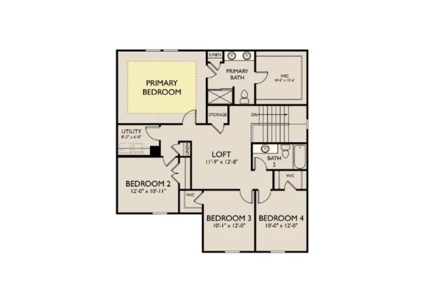 2D floor plan layout of this home in Cades Bluff, Lebanon, TN (Image 5). 2D floor plan layout of this home in Cades Bluff, Lebanon, TN (Image 5).